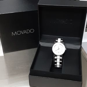 Movado Cerena Ladies White Dial Watch